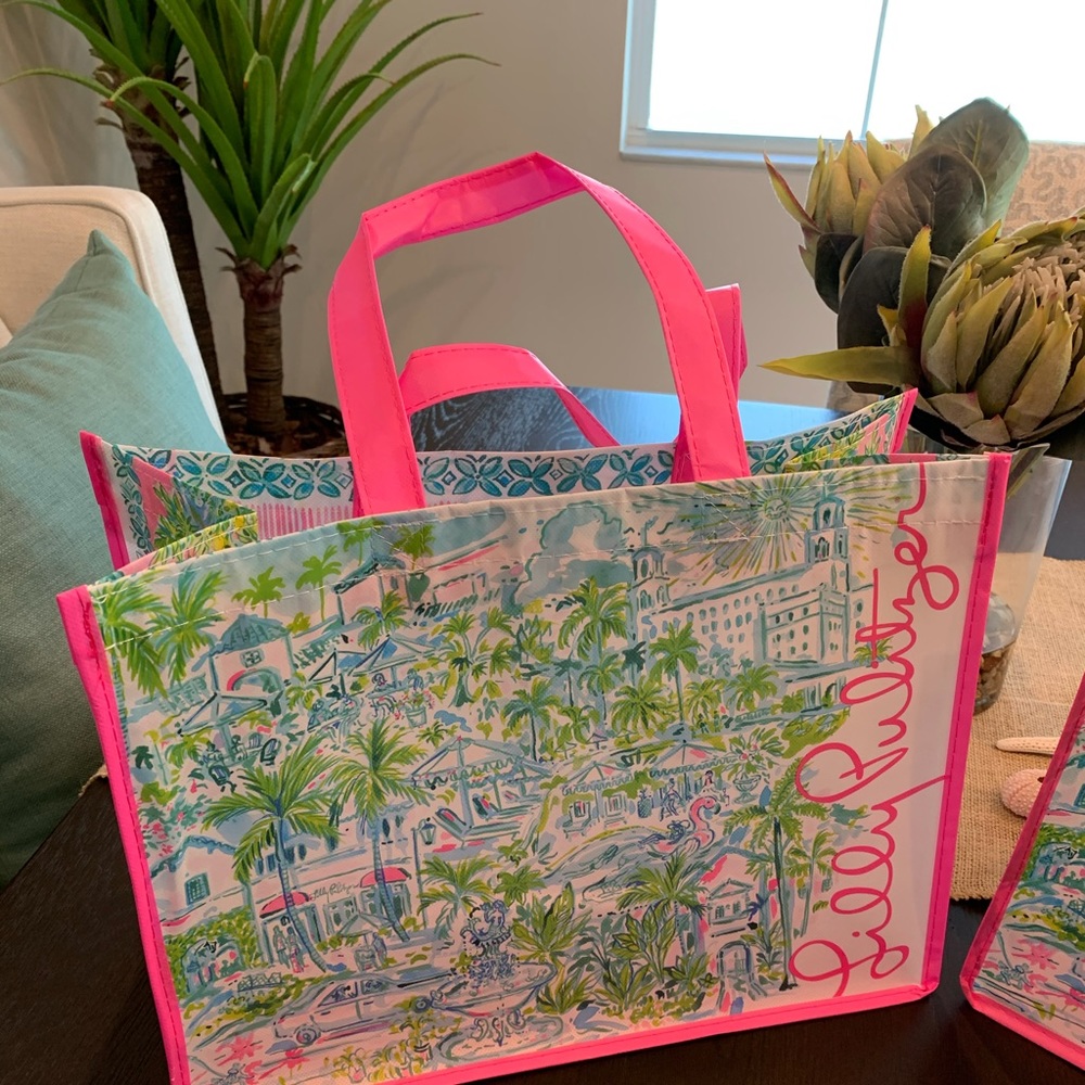 Lilly Pulitzer reusable tote